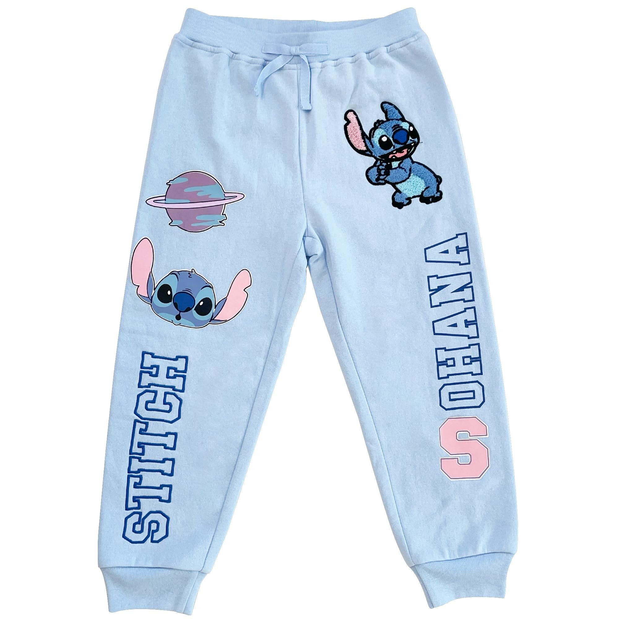 Disney Girls Lilo & Stitch Clothing Set - Stitch Sweatshirt Hoodie and Jogger - 2-Piece Outfit Set - Sizes 4-16