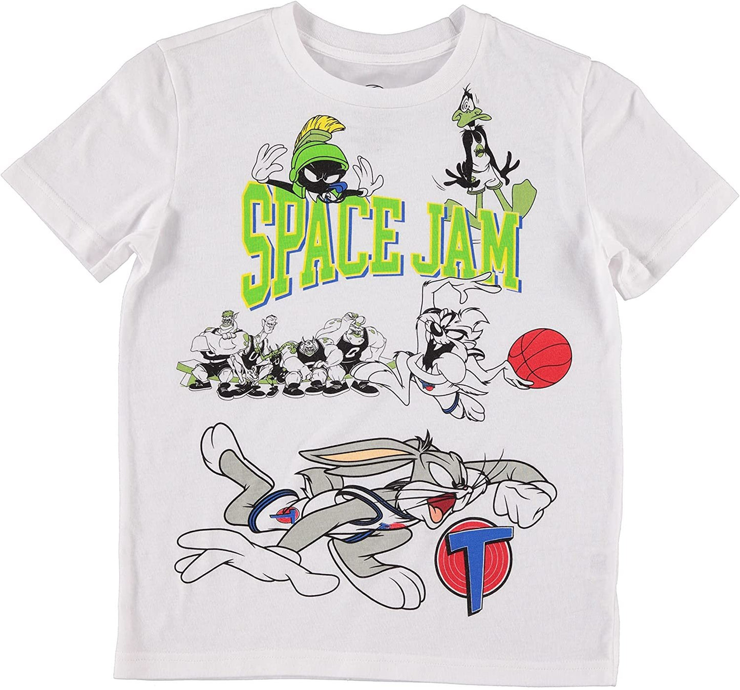 Boy's Space Jam Shorts and T-Shirt Set - Space Jam Boys Basketball Clothing set