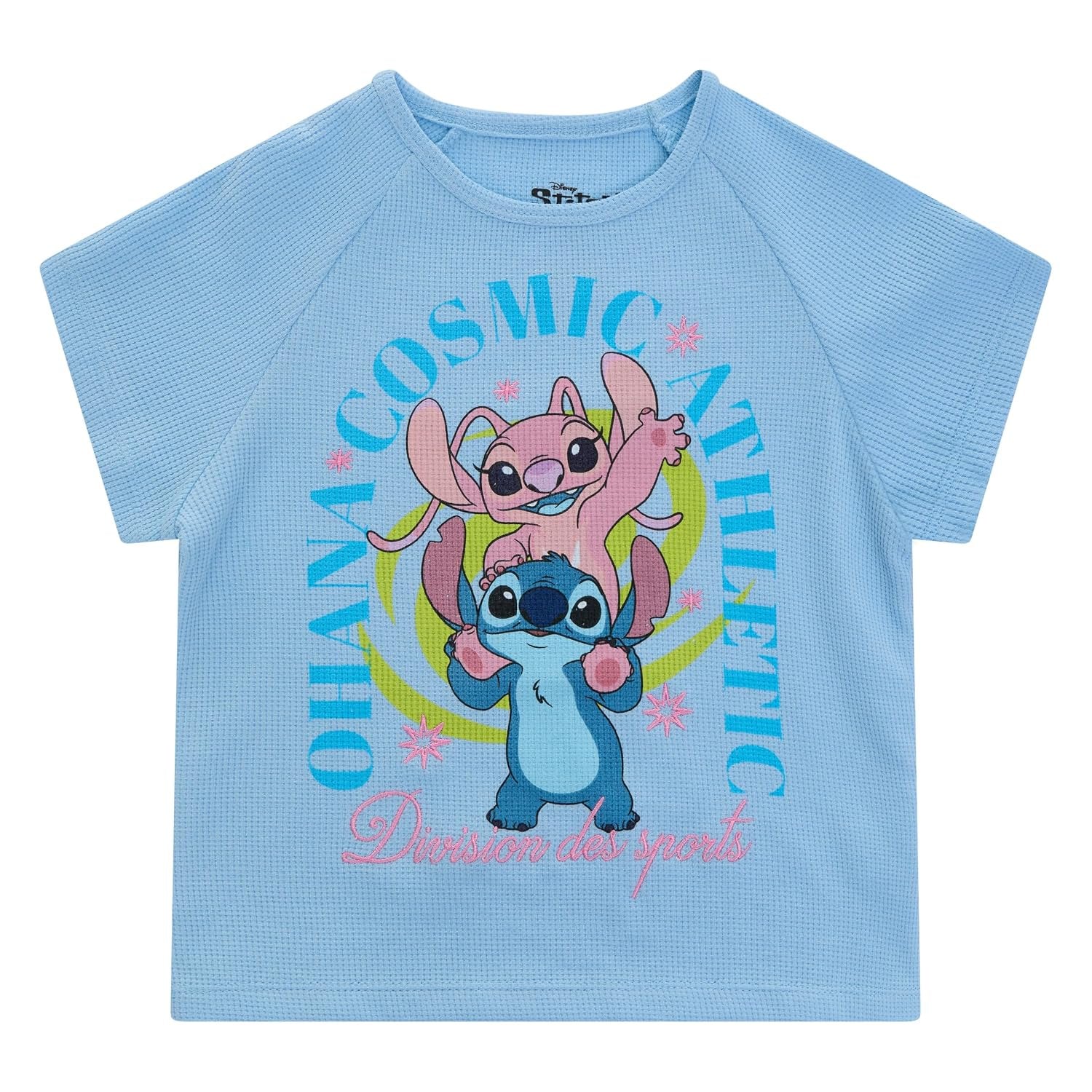 Disney Lilo & Stitch Girls 2 Piece Outfit Set – Graphic T-Shirt with Jogger or Wide Leg Pants - Sizes 4-16
