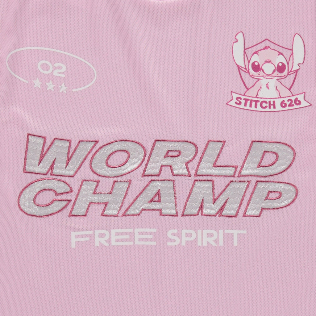 Disney Girls Lilo & Stitch Soccer Jersey T-Shirt - Girls Sizes 4-16