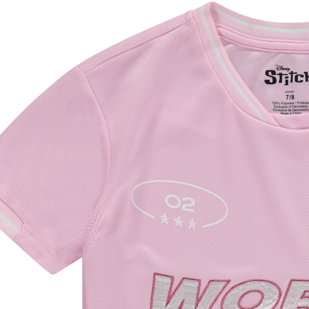 Disney Girls Lilo & Stitch Soccer Jersey T-Shirt - Girls Sizes 4-16