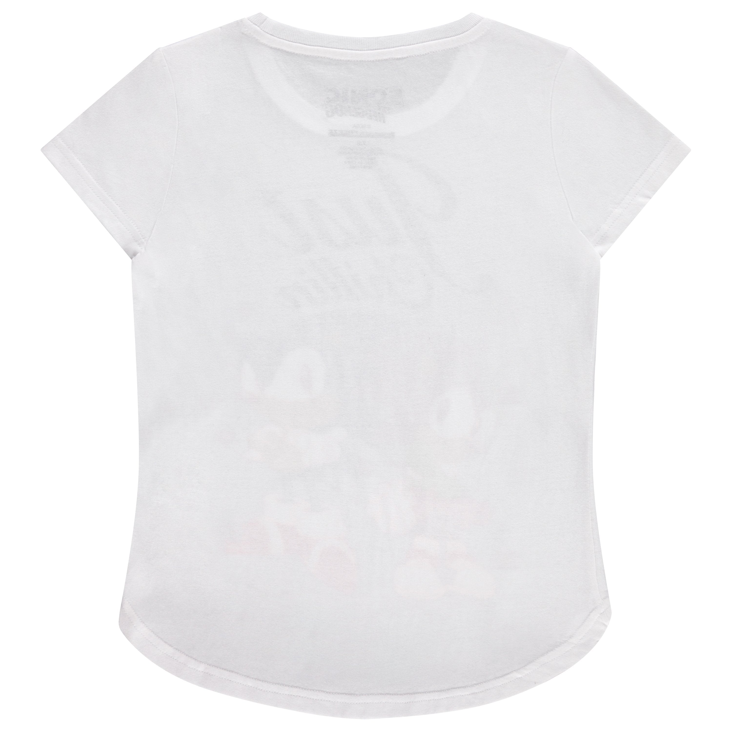 Girls Sonic The Hedgehog Zip Up Hoodie and Short Sleeve T-Shirt Clothing Set -Girls Sizes 4-16