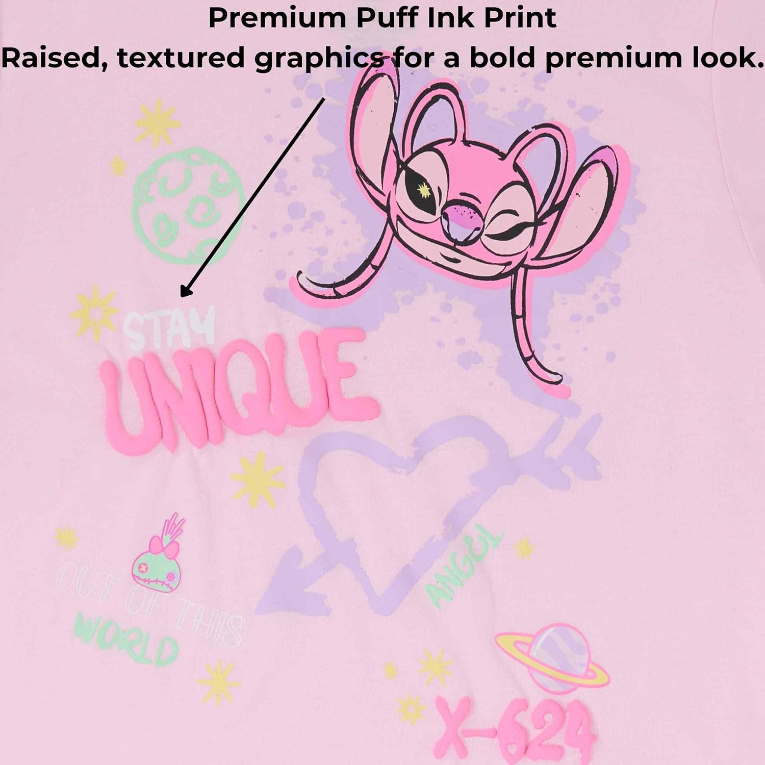 Disney Lilo & Stitch Girls Shirt & Pants Outfit Set, Sizes 4-16