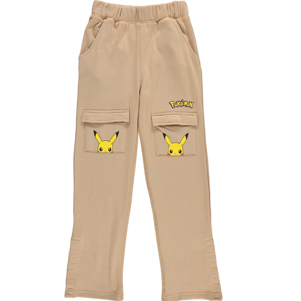 Pokemon Boys Pikachu Adaptive T-Shirt & Cargo Sweatpants Set, Clothing Little and Big Boys Sizes