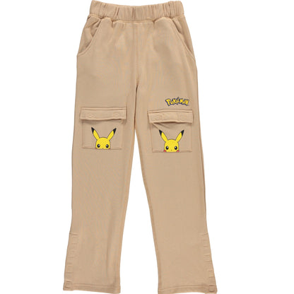 Pokemon Boys Pikachu Adaptive T-Shirt & Cargo Sweatpants Set, Clothing Little and Big Boys Sizes