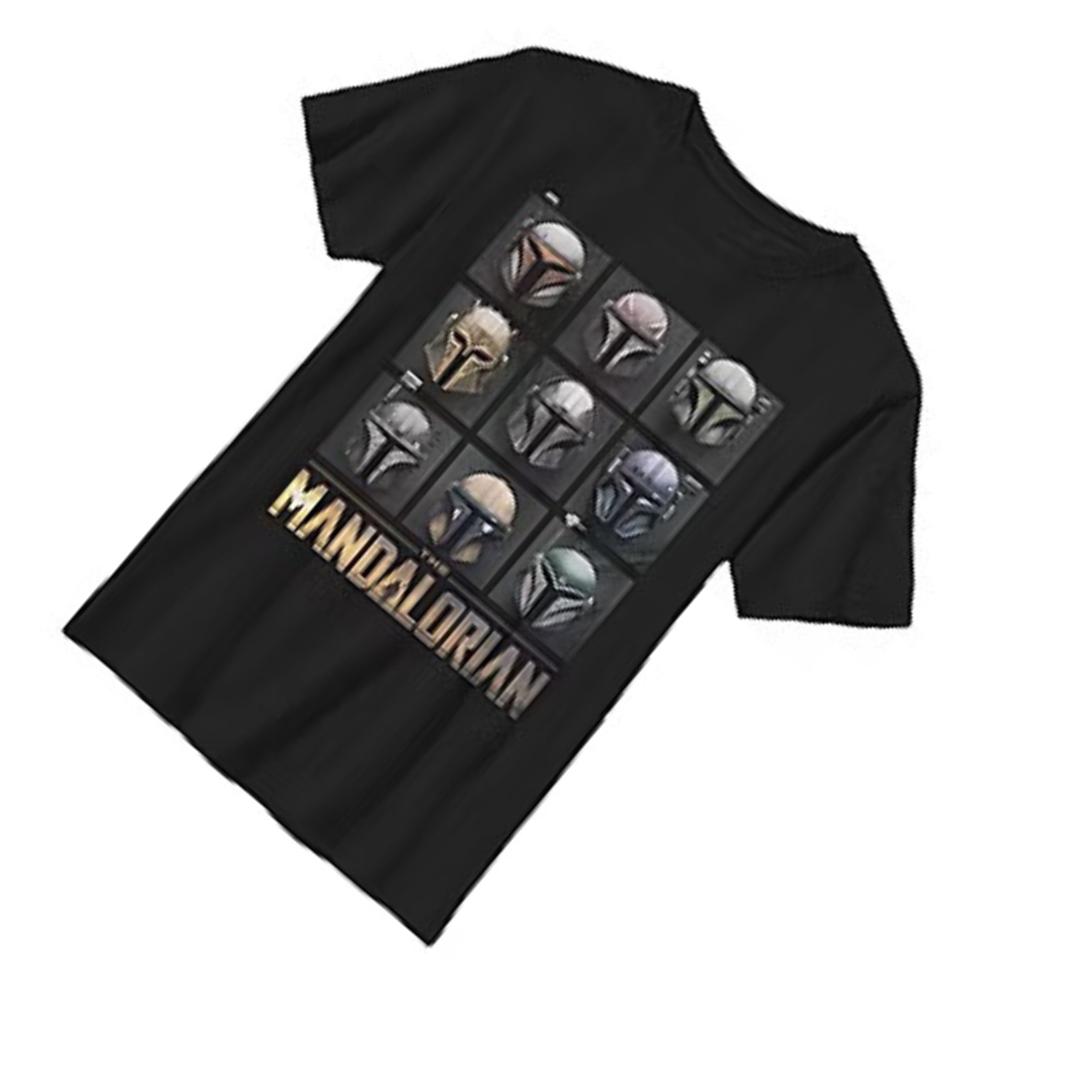 STAR WARS Boys' Darth Vader & Mandalorian Short Sleeve Crewneck T-Shirt – Sizes XS-XL