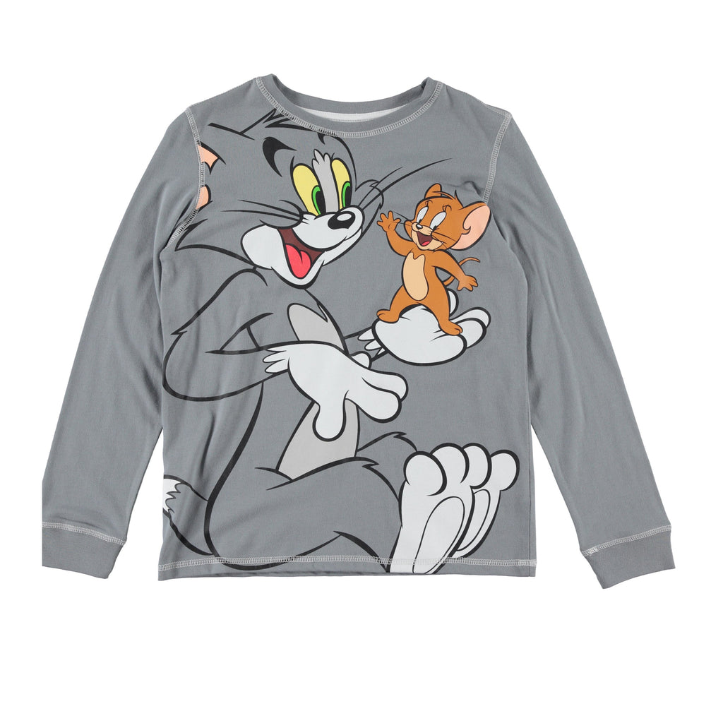 Boys Tom and Jerry Long Sleeve T-Shirt - Sizes 4-16