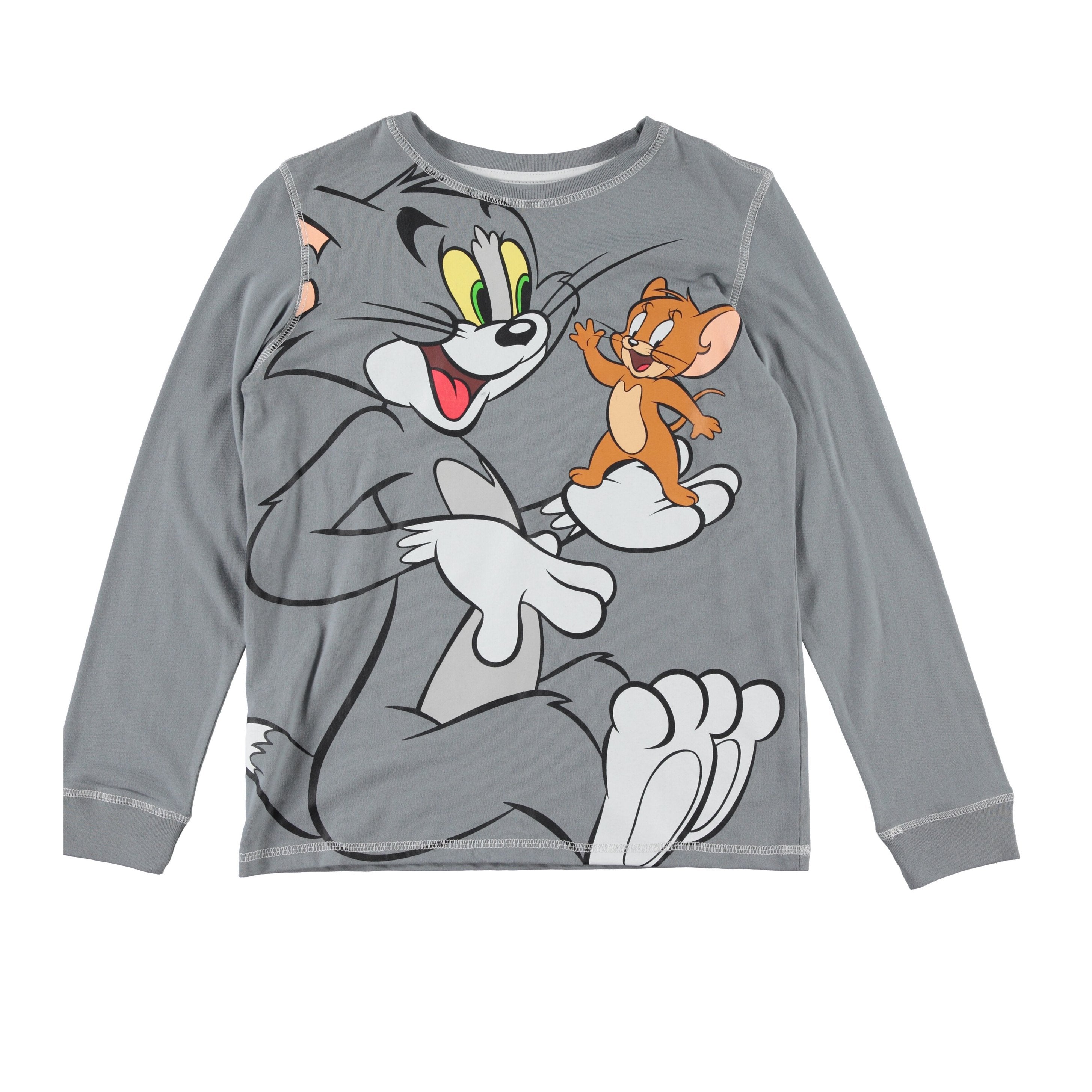 Boys Tom and Jerry Long Sleeve T-Shirt - Sizes 4-16
