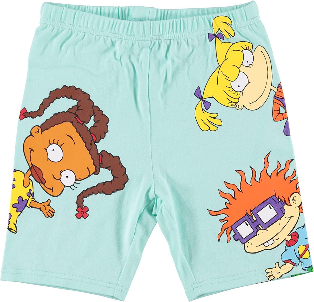 Nickelodeon Rugrats T-Shirt and Biker Shorts- Angelica, Tommy and Suzie T-Shirt Sizes 4-16