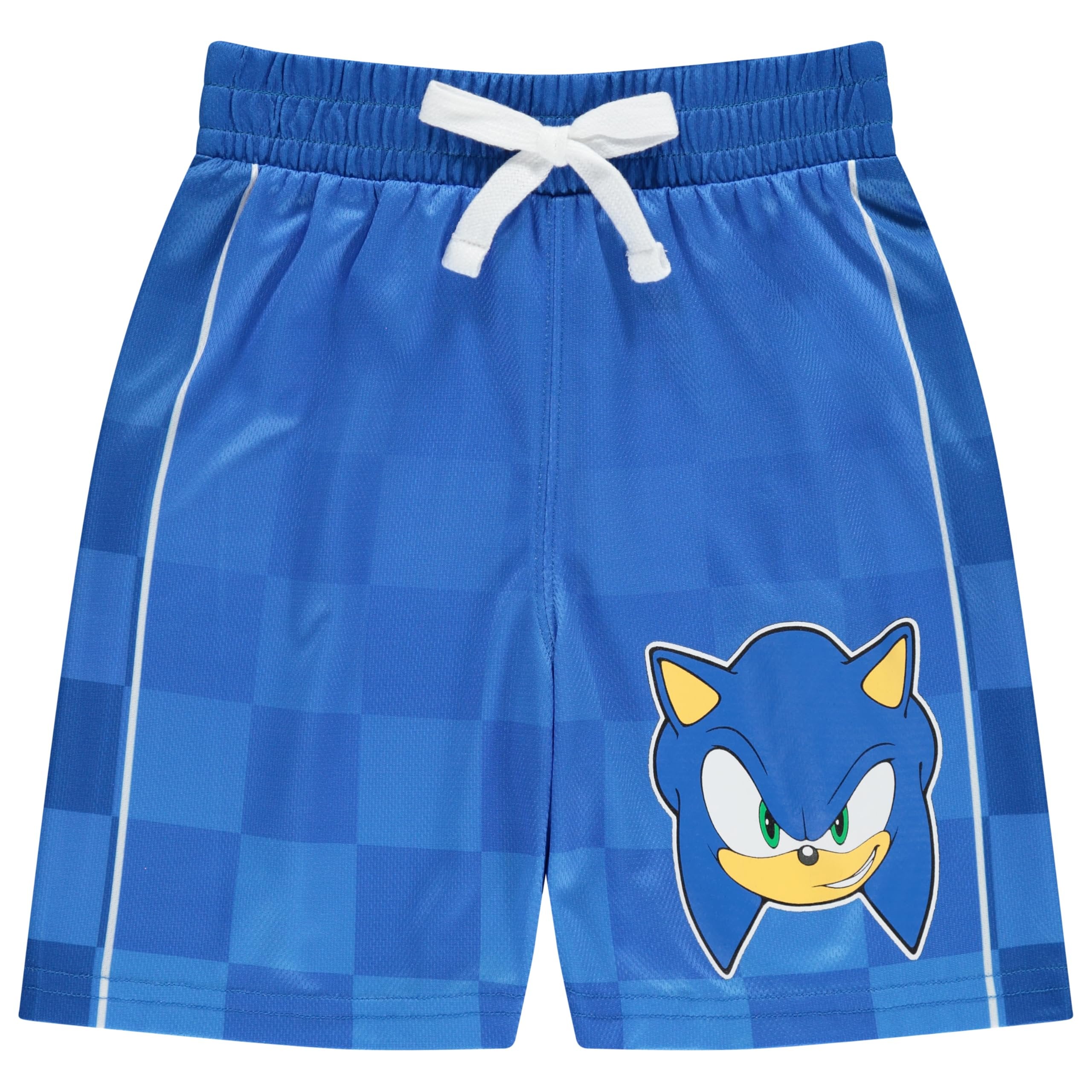 SEGA Boys' Sonic the Hedgehog Boys Soccer Mesh Jersey Tee & Short 2pc Set - Boy 4-20