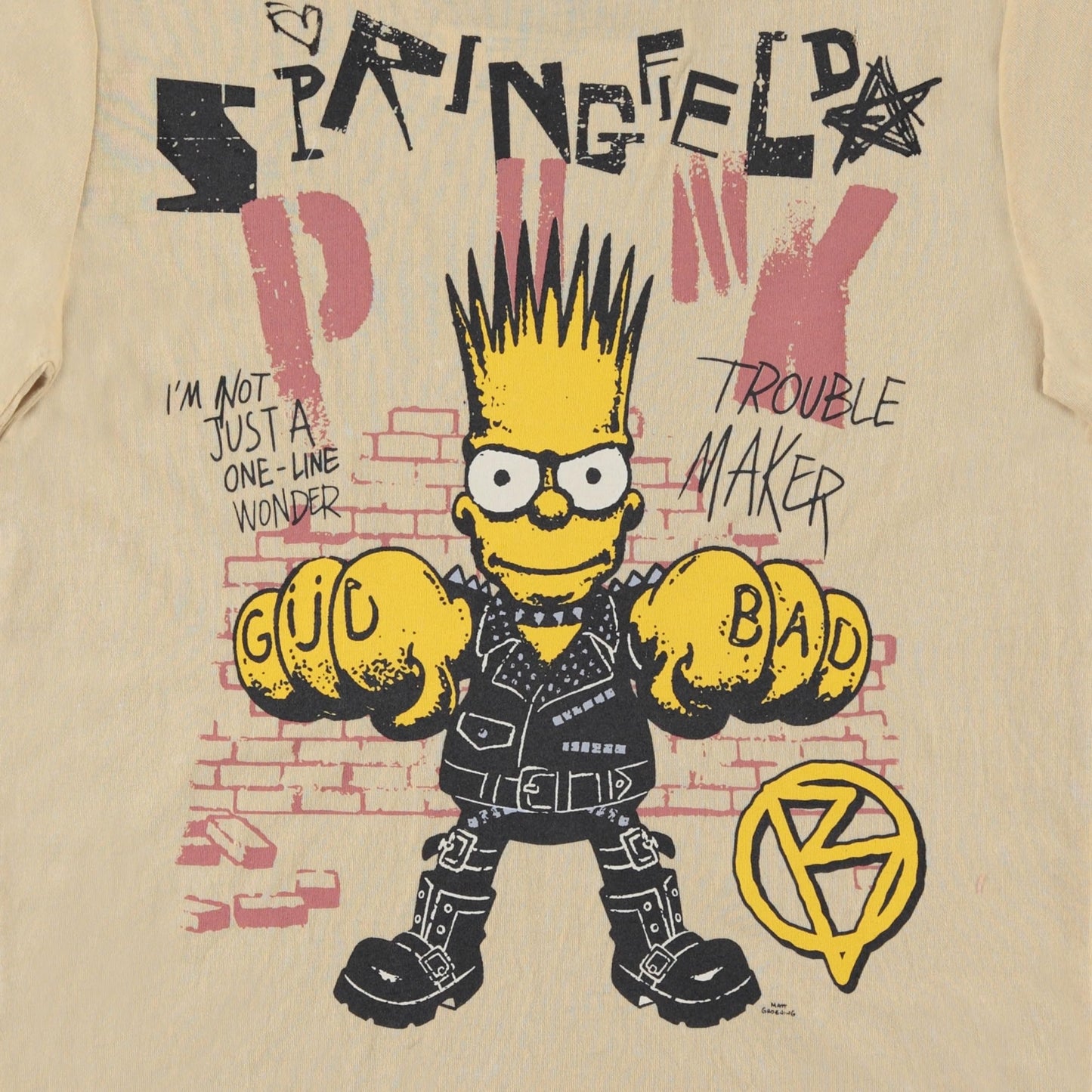 Boys Bart Simpson Baseball Jersey T-Shirt - Little and Big Boys Sizes 4-20