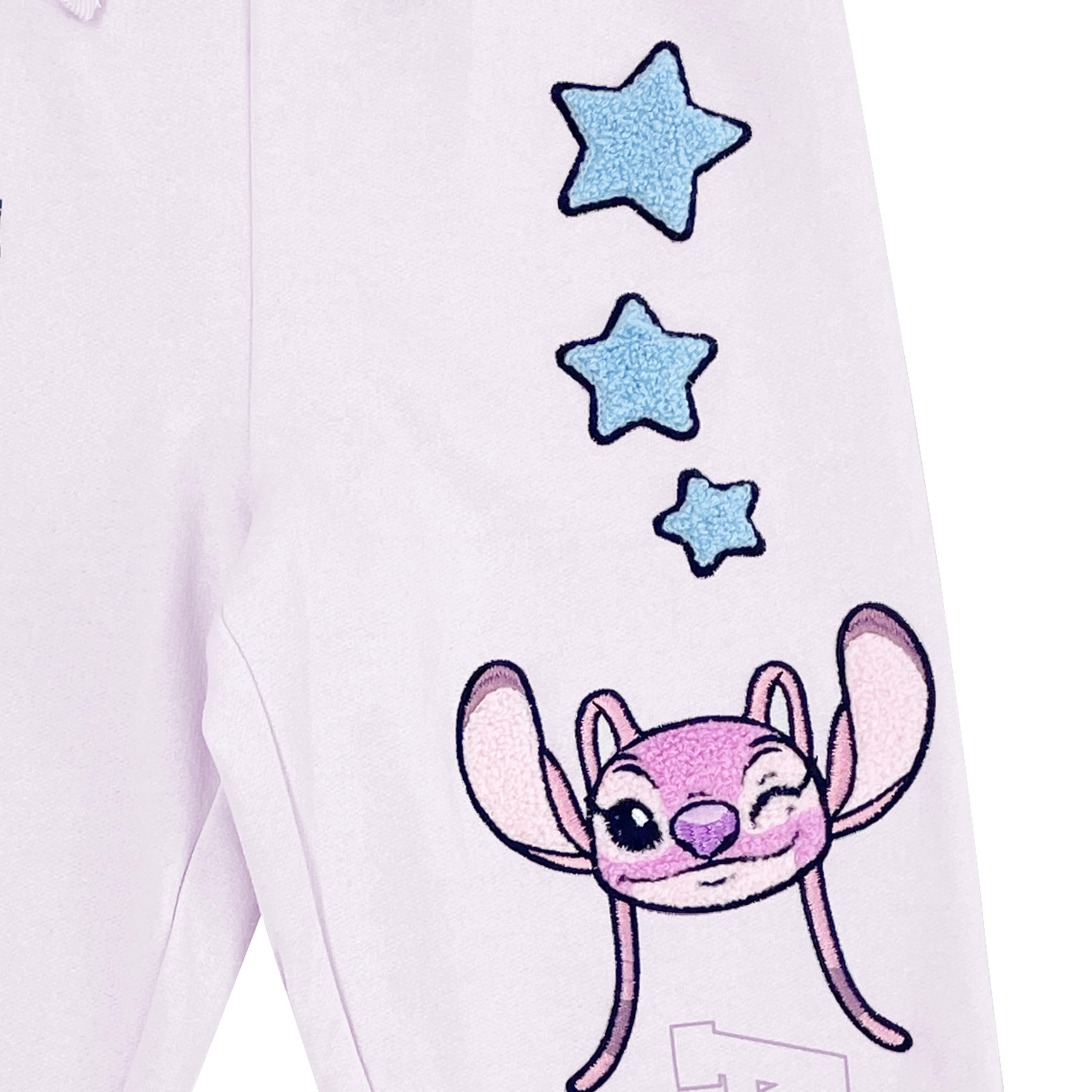 Disney Lilo & Stitch Clothing Set, Sweatshirt Hoodie and Jogger, 2-Piece Outfit Set - Girls Sizes 4-16 Mint
