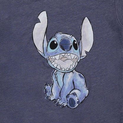 Disney Junior Lilo and Stitch Short Sleeve T-Shirt- Junior Ladies Sizes XS-3XL