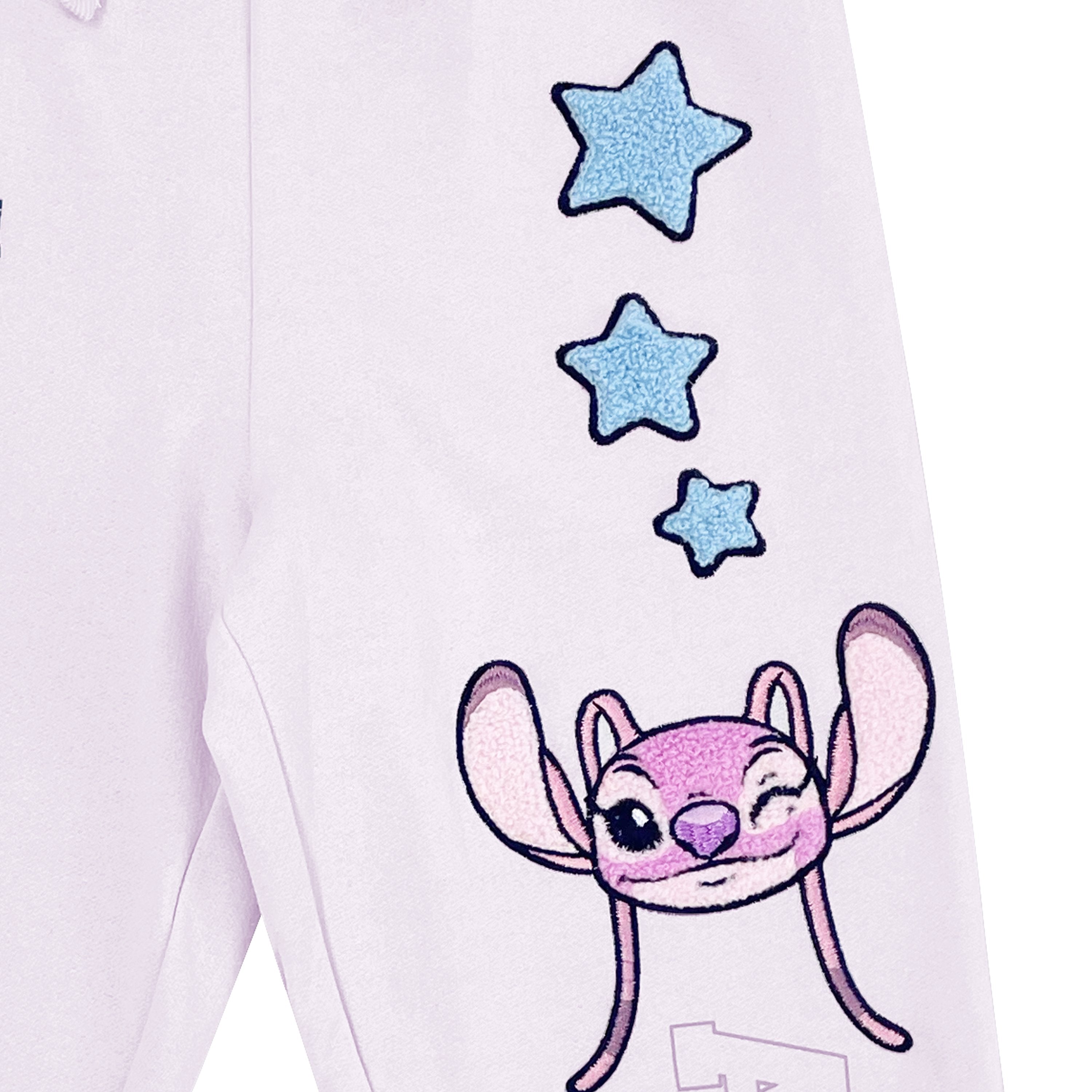 Disney Girls Lilo & Stitch Clothing Set - Stitch Sweatshirt Hoodie and Jogger - 2-Piece Outfit Set - Sizes 4-16