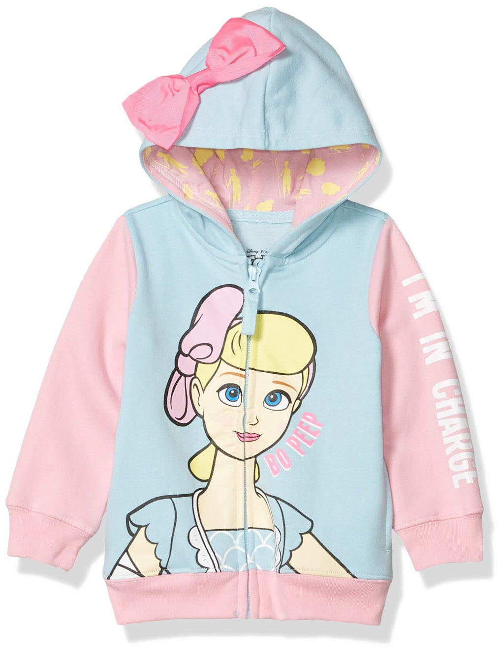 Disney Girls' Toddler Hoodie, Minnie Mouse, Nala and Bo Peep