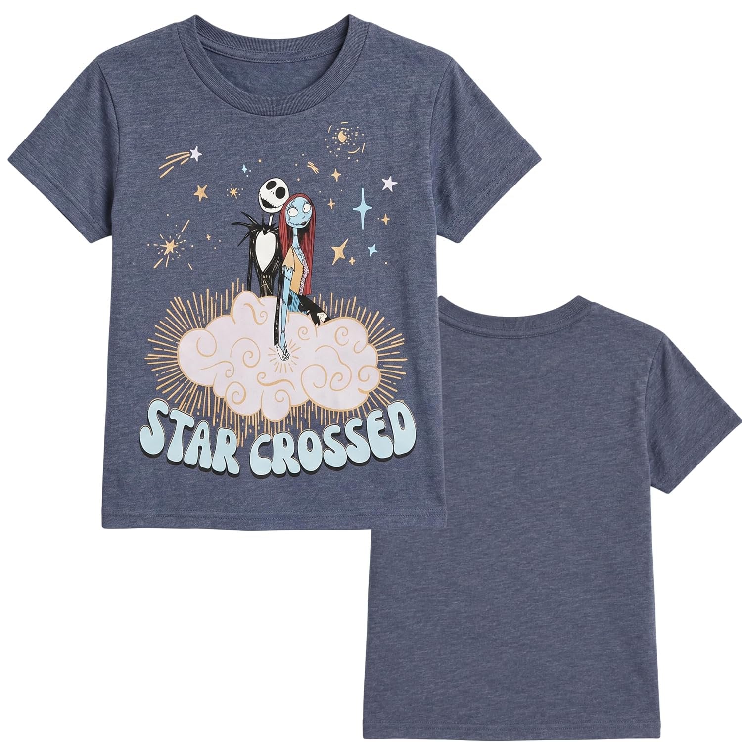Disney Nightmare Before Christmas Girls Star Crossed Graphic T-Shirt, 4-14