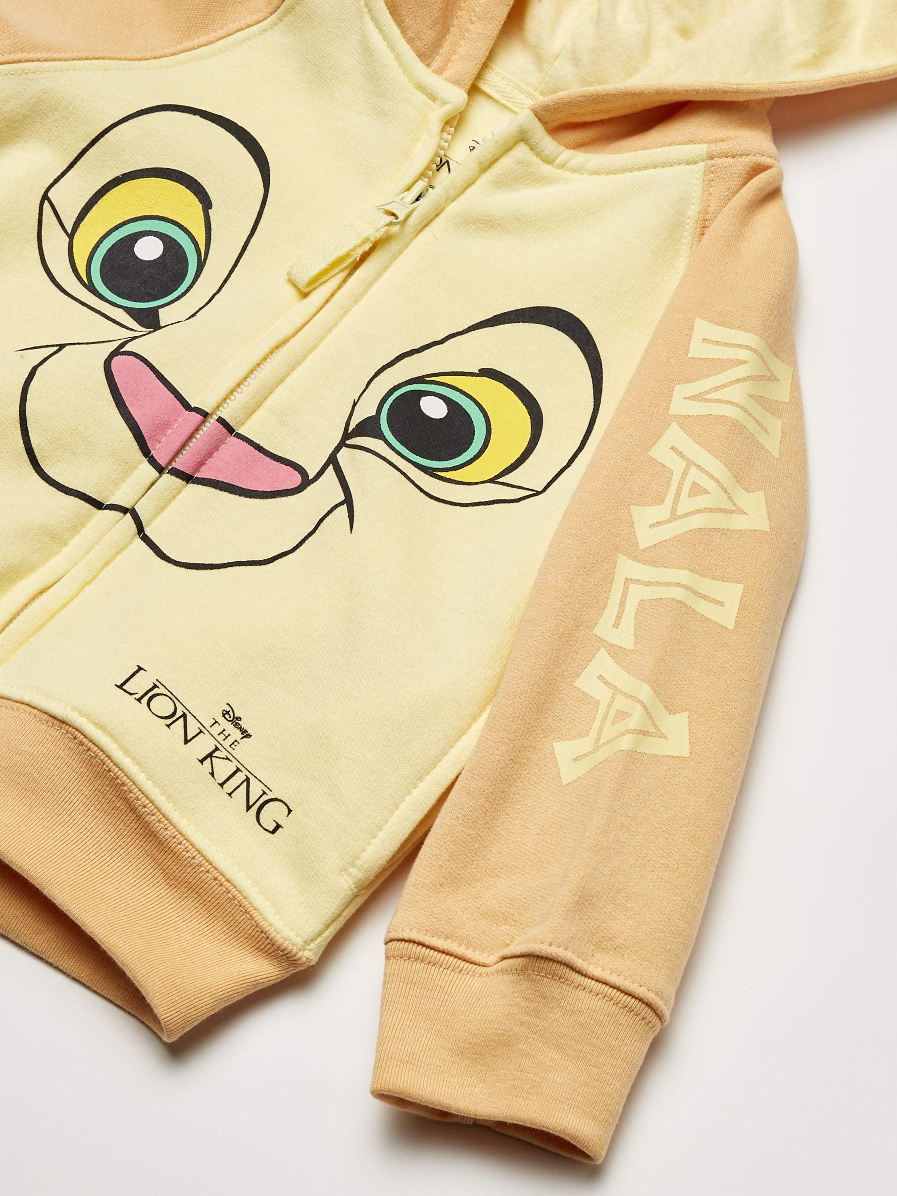 Disney Girls' Toddler Hoodie, Minnie Mouse, Nala and Bo Peep