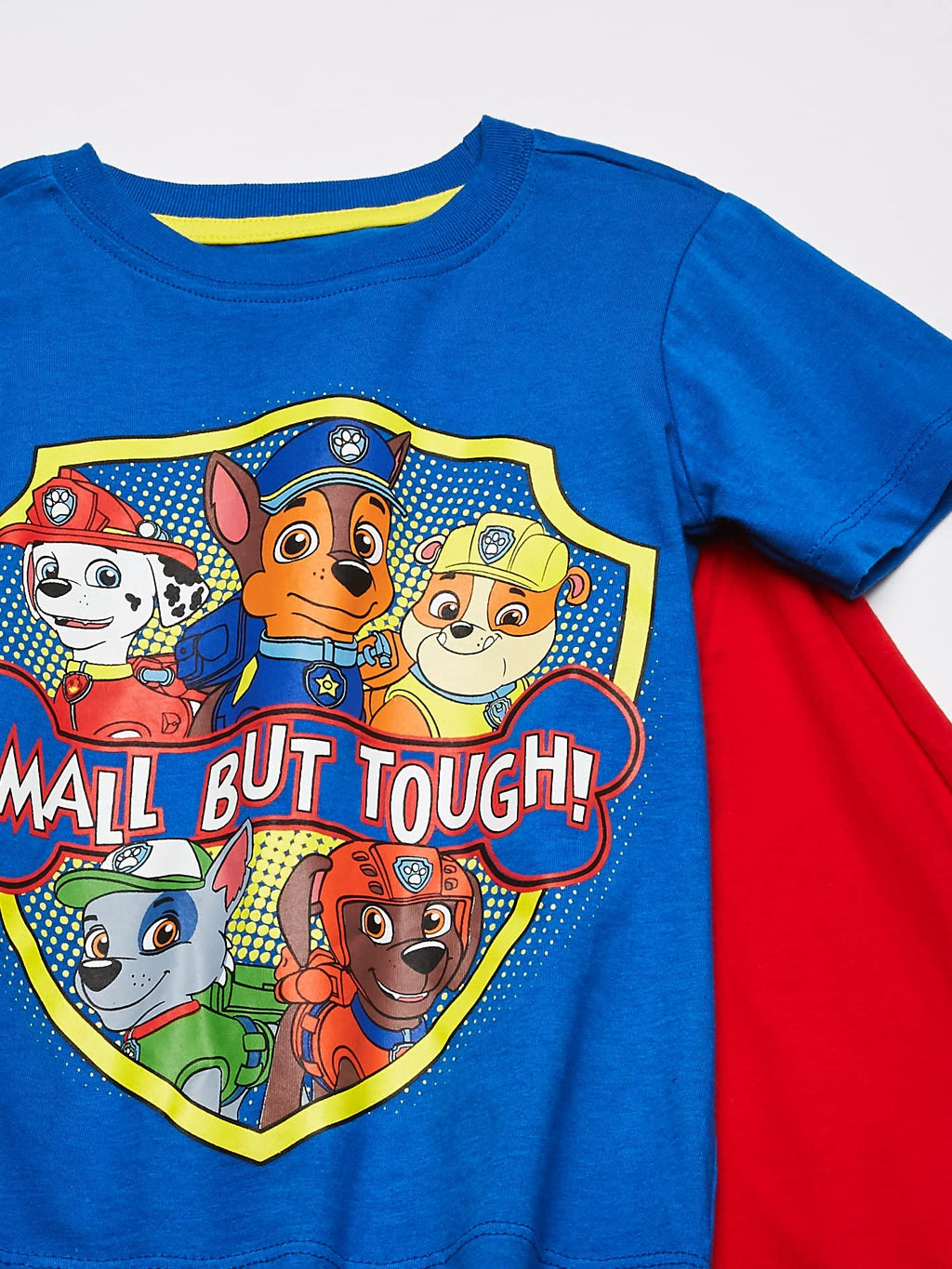 Nickelodeon Boys' Toddler Paw Patrol Small But Tough Cape T-Shirt