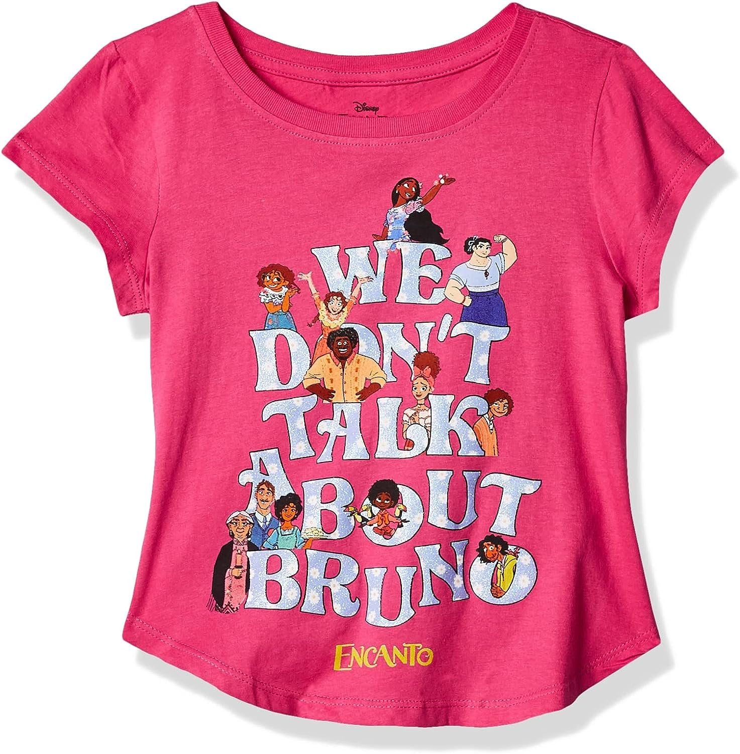 Disney Girls' Big Encanto We Don't Talk About Bruno T-Shirt