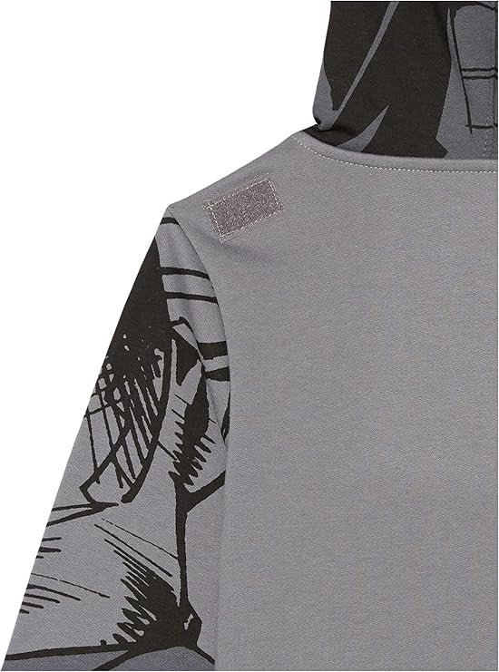 DC Comics Big Batman Cosplay Zip-up Hoodie with Cape-Dc-Boys 4-20