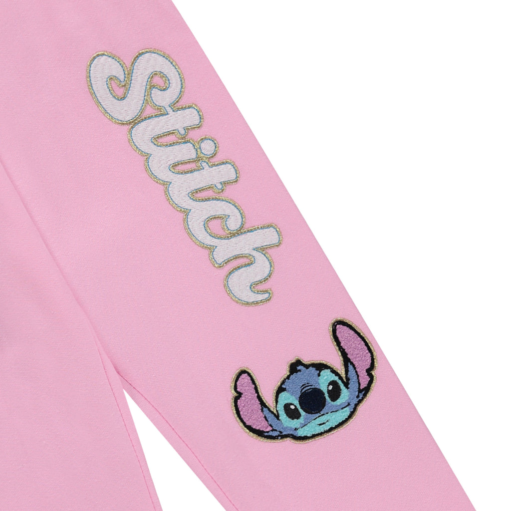 Disney Girls Lilo and Stitch Jogger Sweatpants with Minnie Mouse & Disney Princesses, Little and Big Girls Sizes 4-16