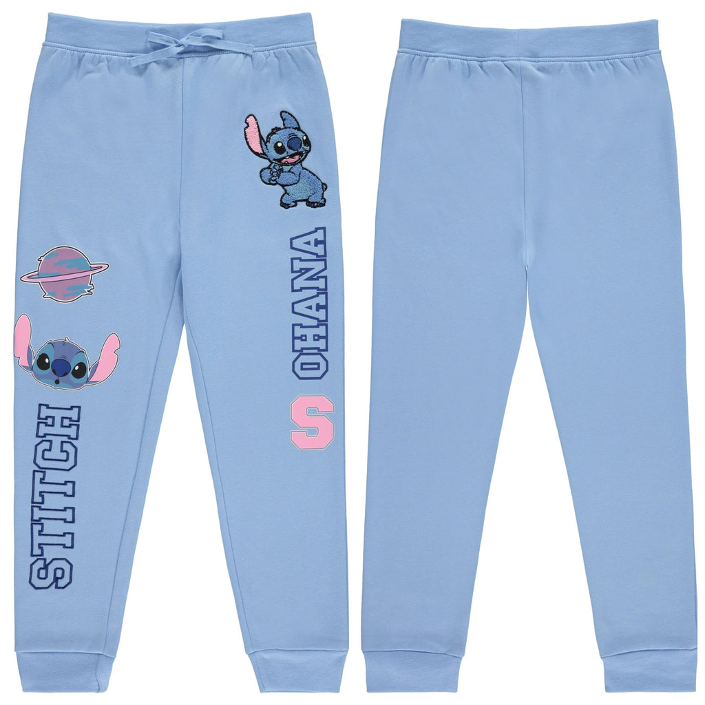 Disney Girls Lilo and Stitch Jogger Sweatpants with Minnie Mouse & Disney Princesses, Little and Big Girls Sizes 4-16
