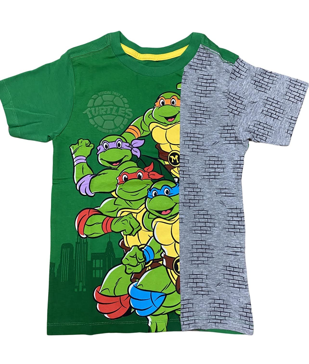 Teenage Mutant Ninja Turtles Boys Short Sleeve T-Shirt - Little and Big Boys 4-20 Sand