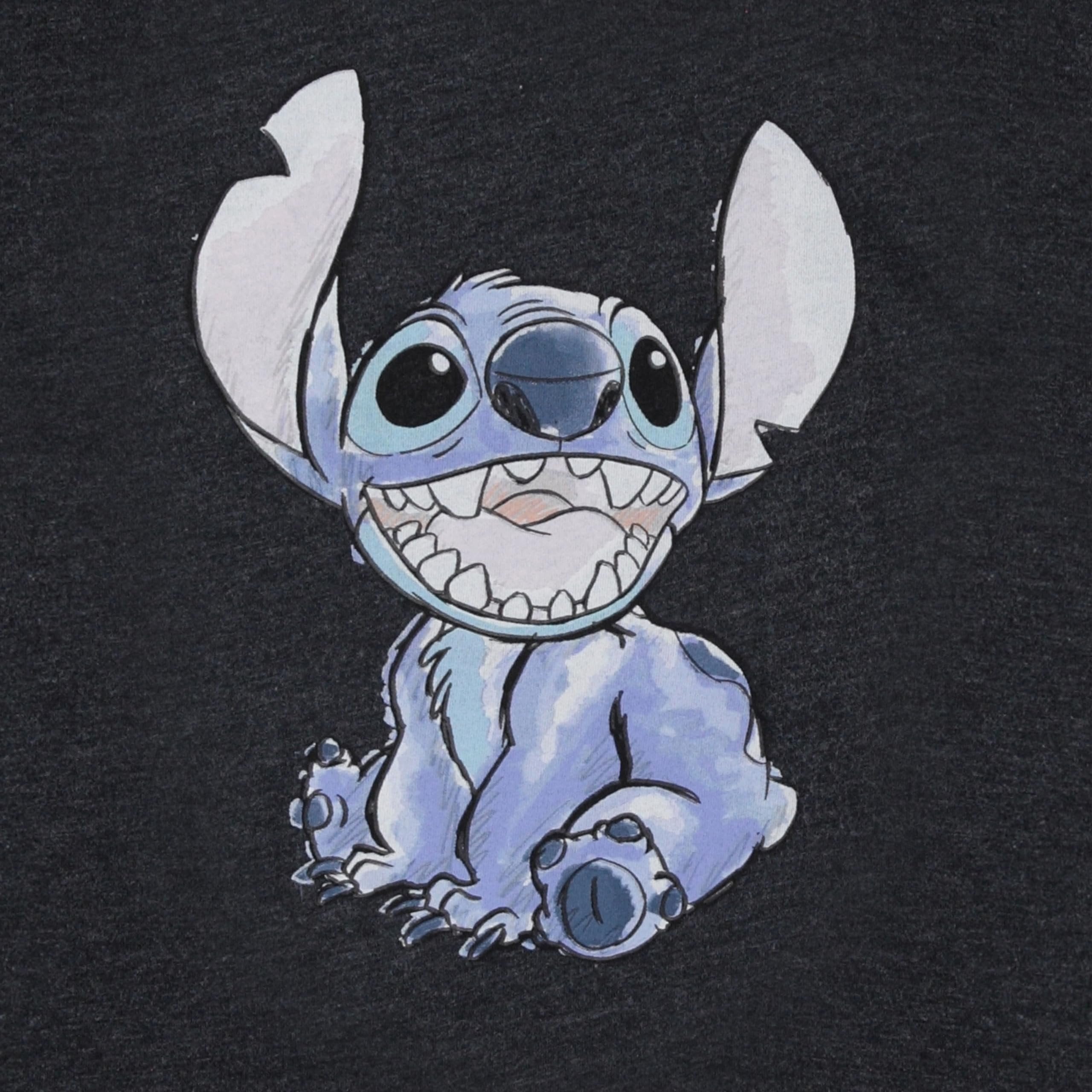 Disney Junior Lilo and Stitch Short Sleeve T-Shirt- Junior Ladies Sizes XS-3XL