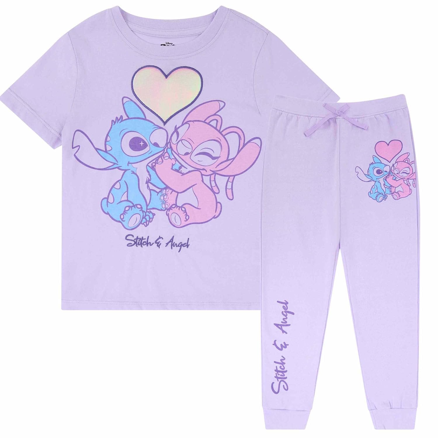 Disney Lilo & Stitch Girls Shirt & Pants Outfit Set, Sizes 4-16