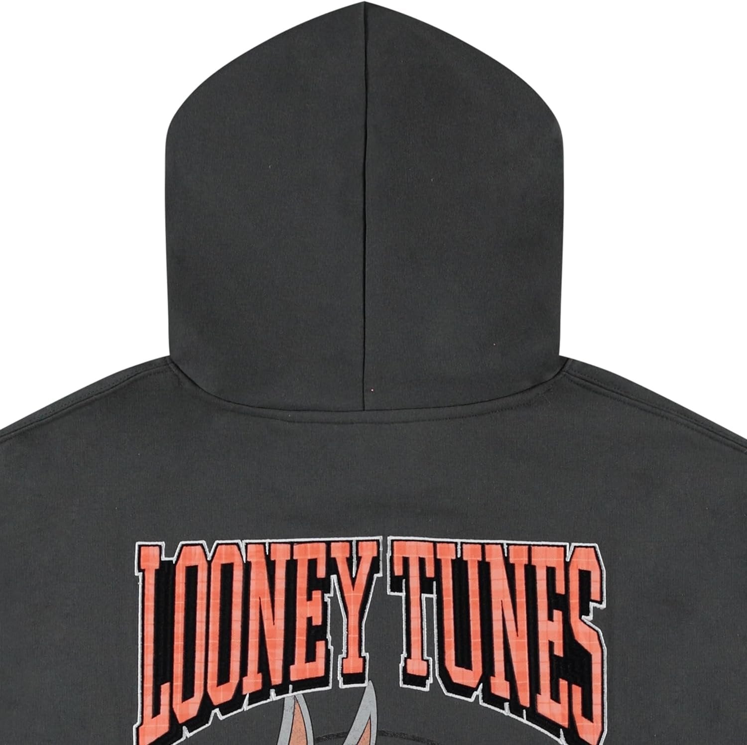 Premium Men's Looney Tunes Bugs Bunny Hoodie: Luxurious Plaid Patches and Intricate Embroidery