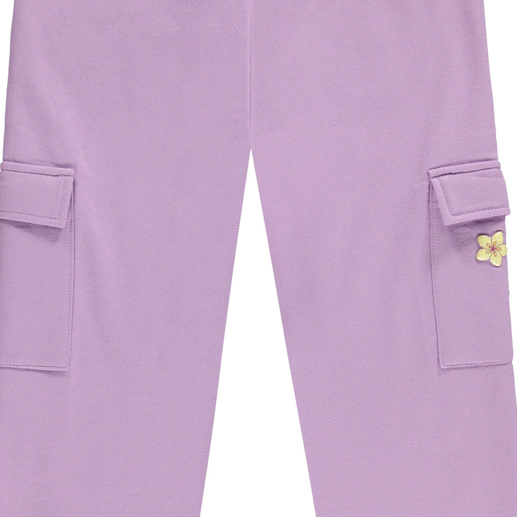 DISNEY Girls Lilo and Stitch Cargo Jogger Sweatpants-Stitch Cargo Sweatpants Little and Big Girls Sizes 4-16