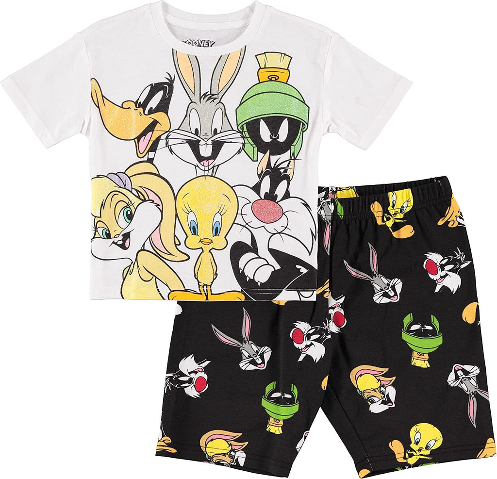 FREEZE Girls Looney Tunes T-Shirt and Biker Shorts- Sizes 4-16