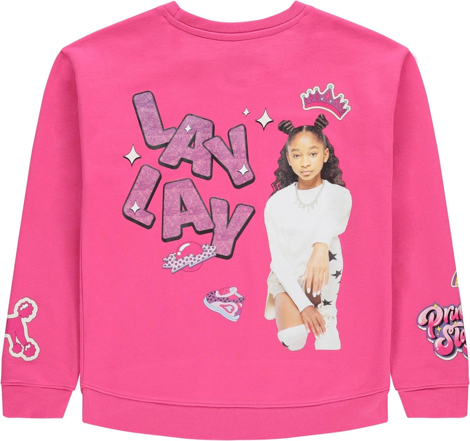 Nickelodeon That Girl Lay Lay Girls Free Style Sweatshirt -That Girl LAYLAY Pullover Sweatshirt- Sizes 4-16