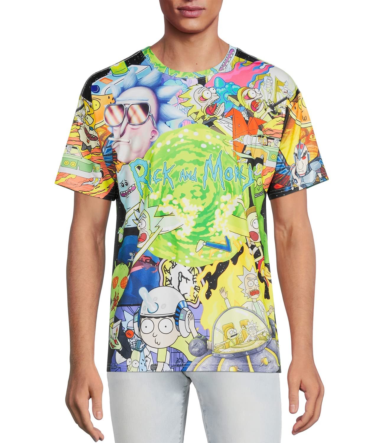 FREEZE Rick & Morty Mens Short Sleeve T-Shirt