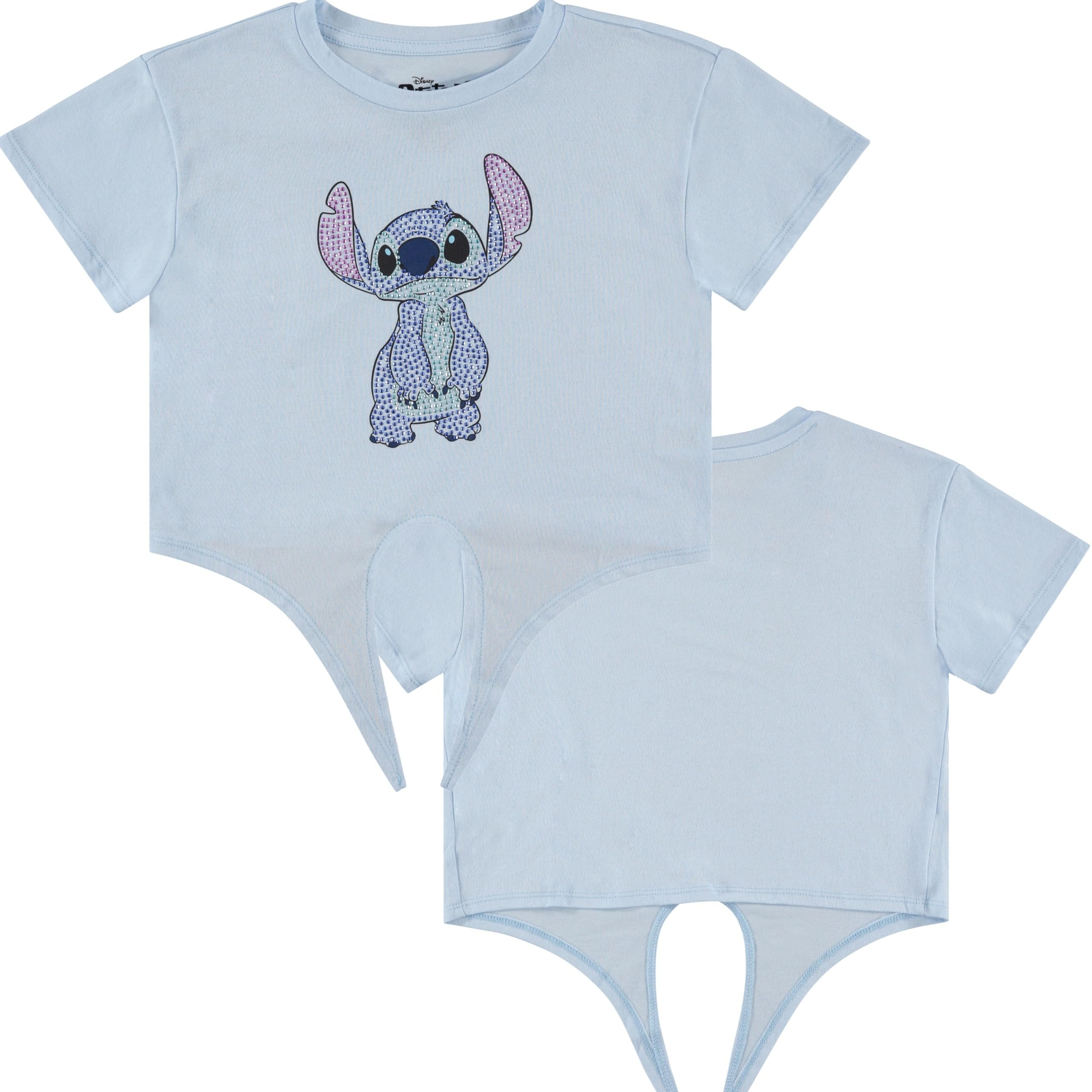 Disney Lilo and Stitch Girls Short Sleeve T-Shirt- Stitch Girls Tee Sizes 4-16