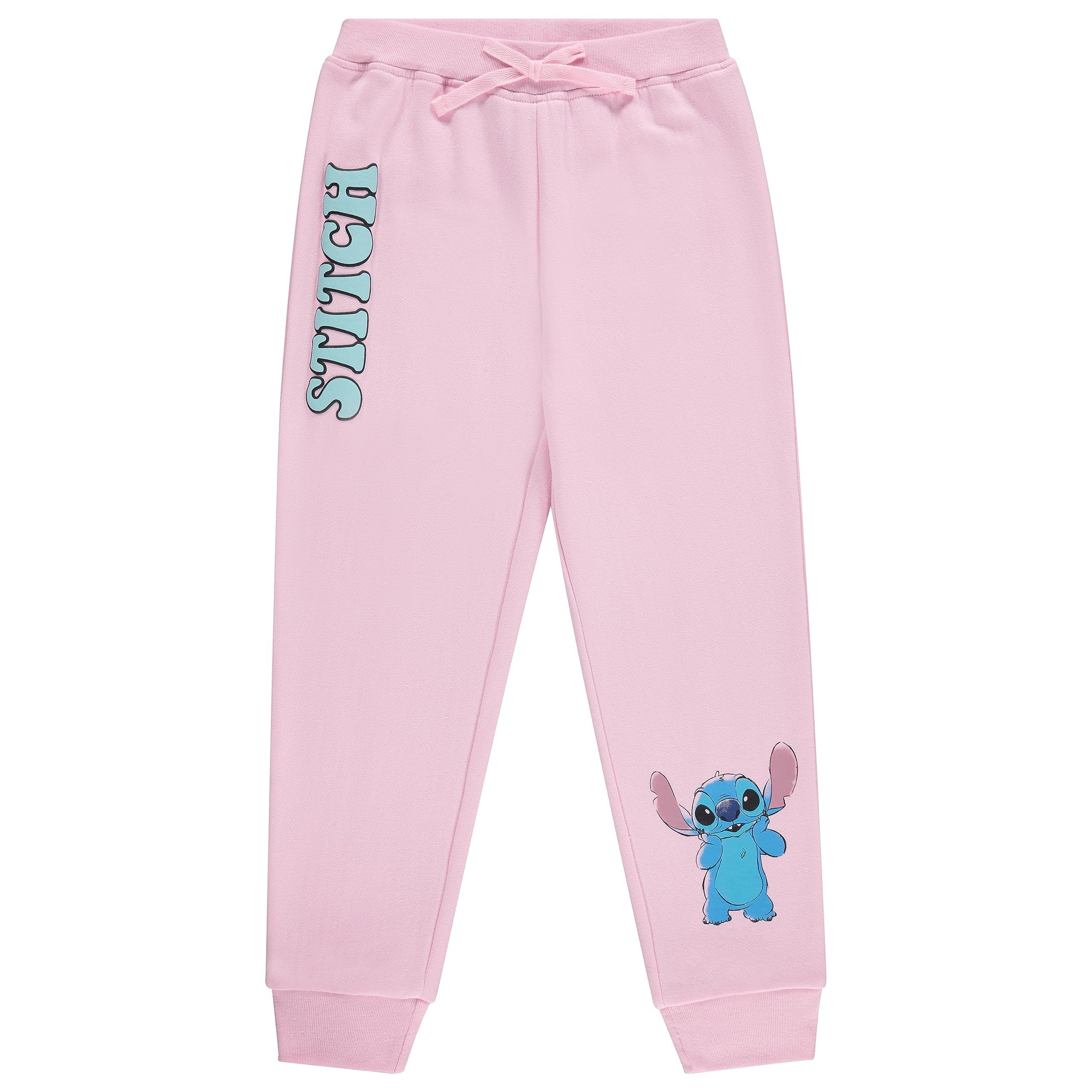 Disney Girls Lilo & Stitch Clothing Set - Stitch Sweatshirt Hoodie and Jogger - 2-Piece Outfit Set - Sizes 4-16