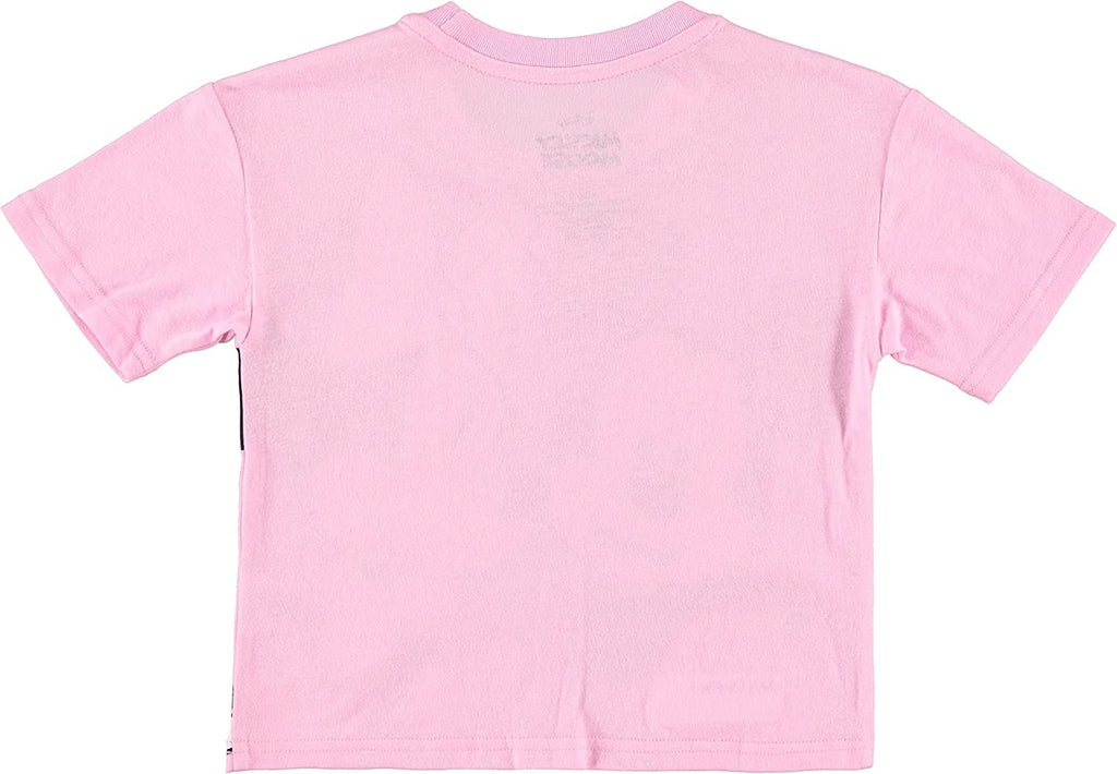 Disney Girls Mickey & Minnie Mouse Girls T-shirt & Bike Short 2-piece Bundle Set