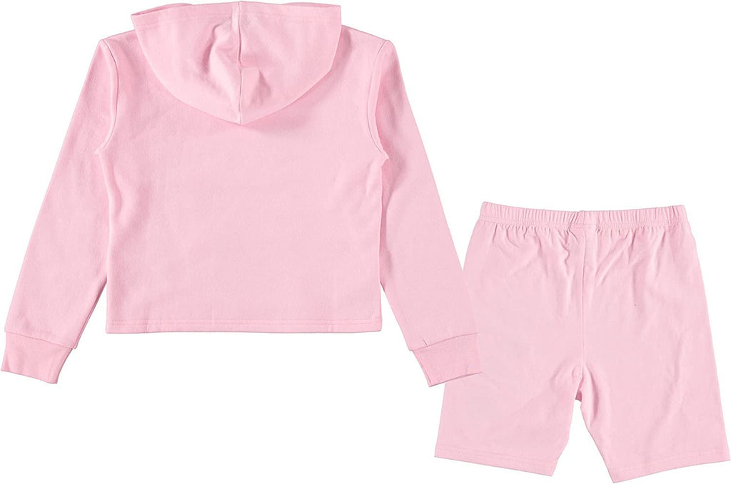 Disney Minnie Mouse Skimmer Hoodie and Biker Shorts- Sizes 4-16