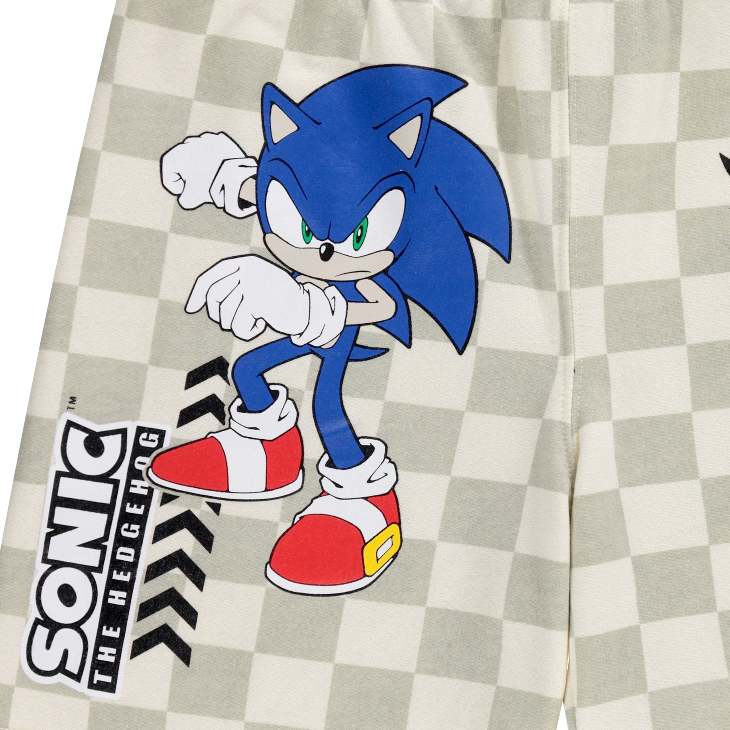 Boys Sonic The Hedgehog Hoodie and Shorts 2-Piece Set - Sonic Shorts and Hoodie Clothing Set
