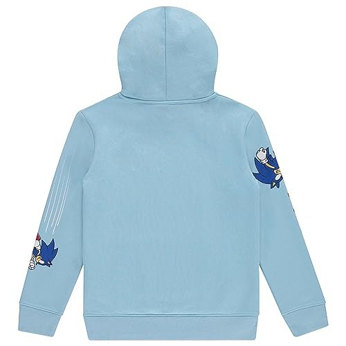Boys Sonic The Hedgehog Pullover Hoodie- Sonic, Tails, Shadow and Knuckles Sizes 4-7