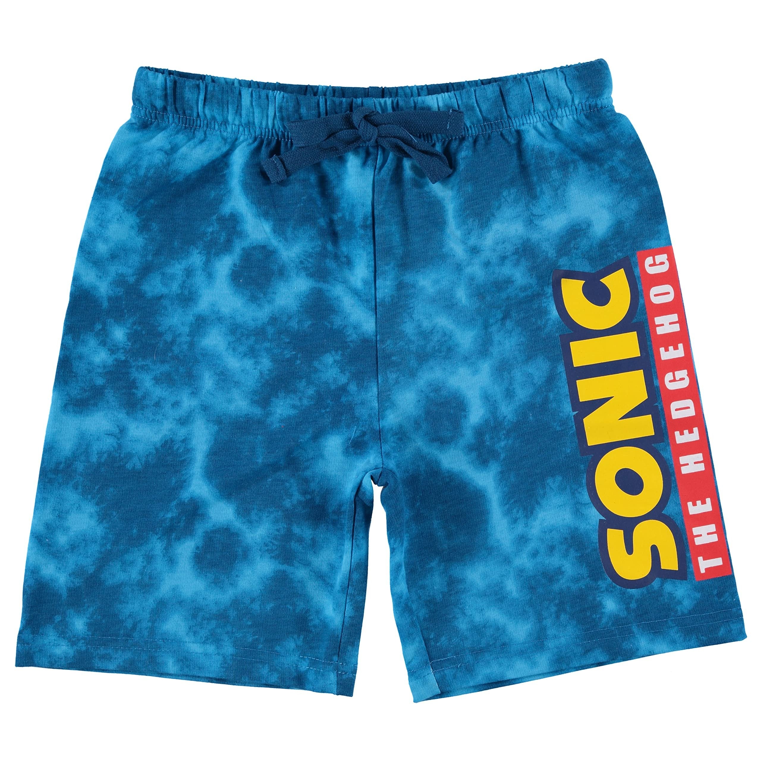 Boys Sonic The Hedgehog Hoodie and Shorts 2-Piece Set - Sonic Shorts and Hoodie Clothing Set