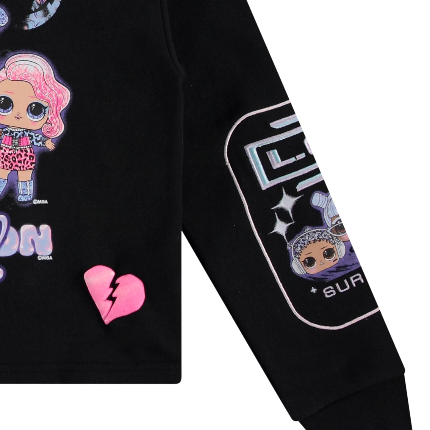 L.O.L. Surprise! Girls Pullover Hoodie and Jogger Clothing Set - Sizes 4-16