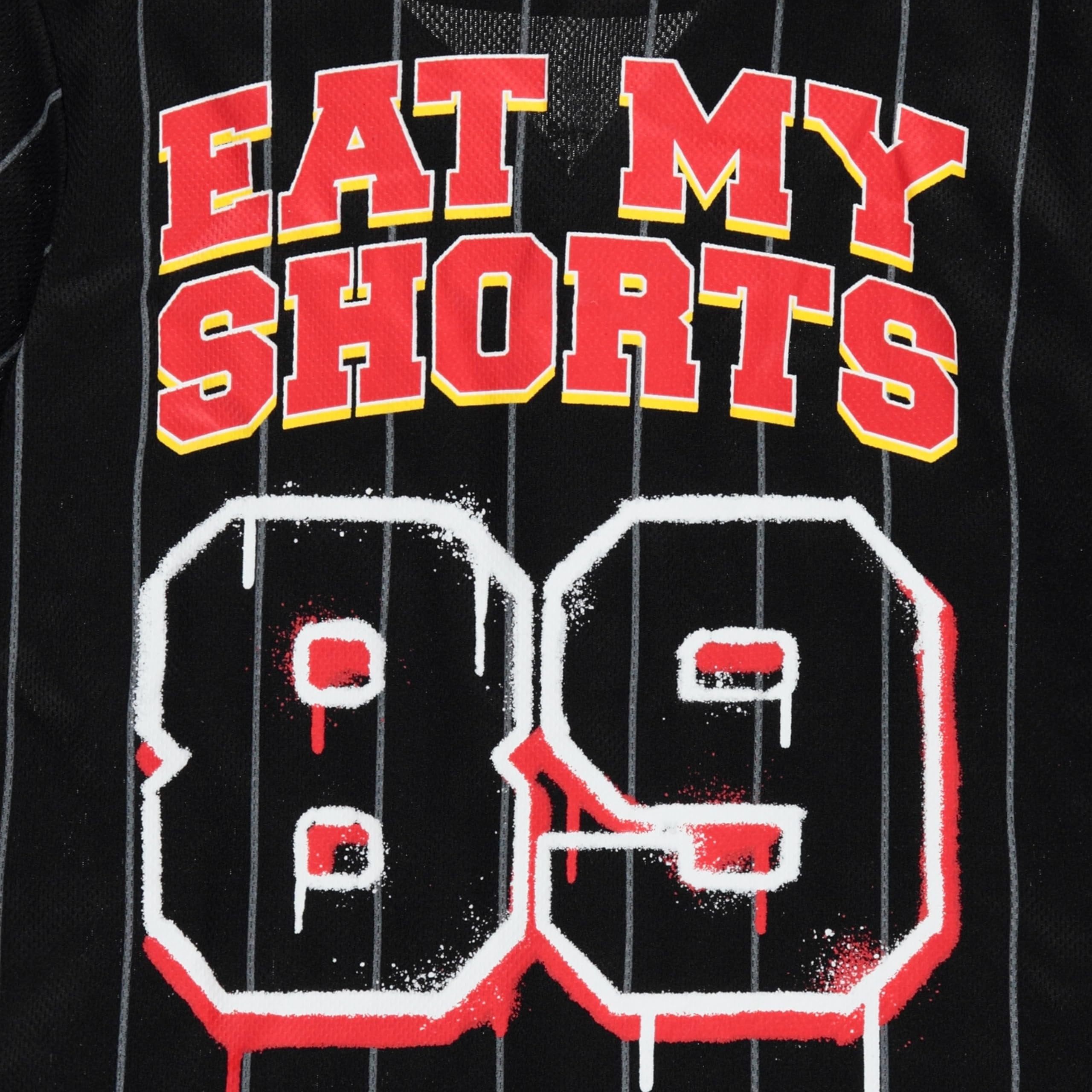 Boys Bart Simpson Baseball Jersey T-Shirt - Little and Big Boys Sizes 4-20 Black