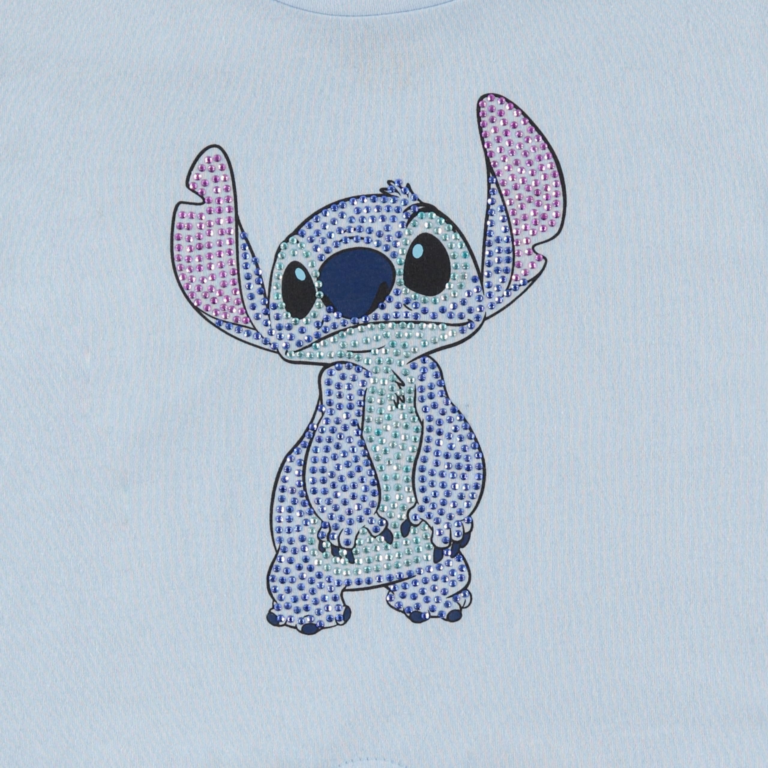 Disney Lilo and Stitch Girls Short Sleeve T-Shirt- Stitch Girls Tee Sizes 4-16