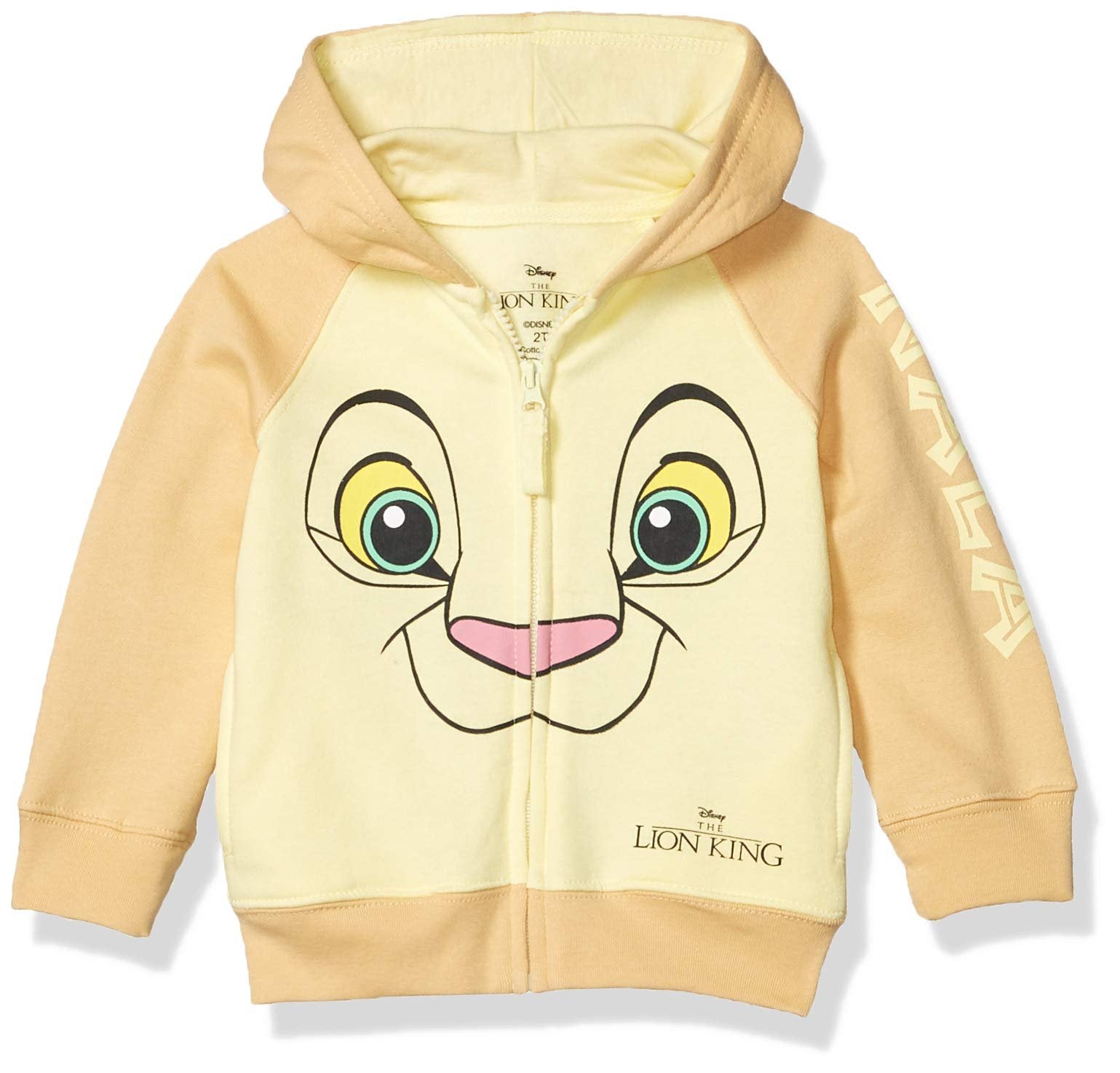 Disney Girls' Toddler Hoodie, Minnie Mouse, Nala and Bo Peep