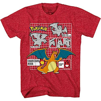 Pokemon Pikachu Big Boys Short Sleeve T-Shirt - Pikachu Lightning Energy Bounce