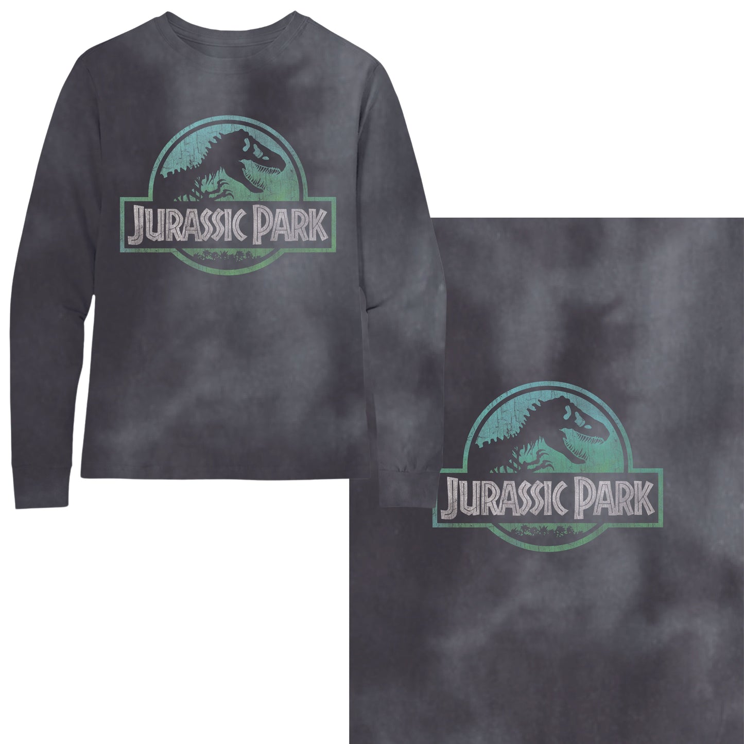 Jurassic Park Boys Jurassic World Long Sleeve Crewneck T-Shirt for Little and Big Boys Sizes 4-20