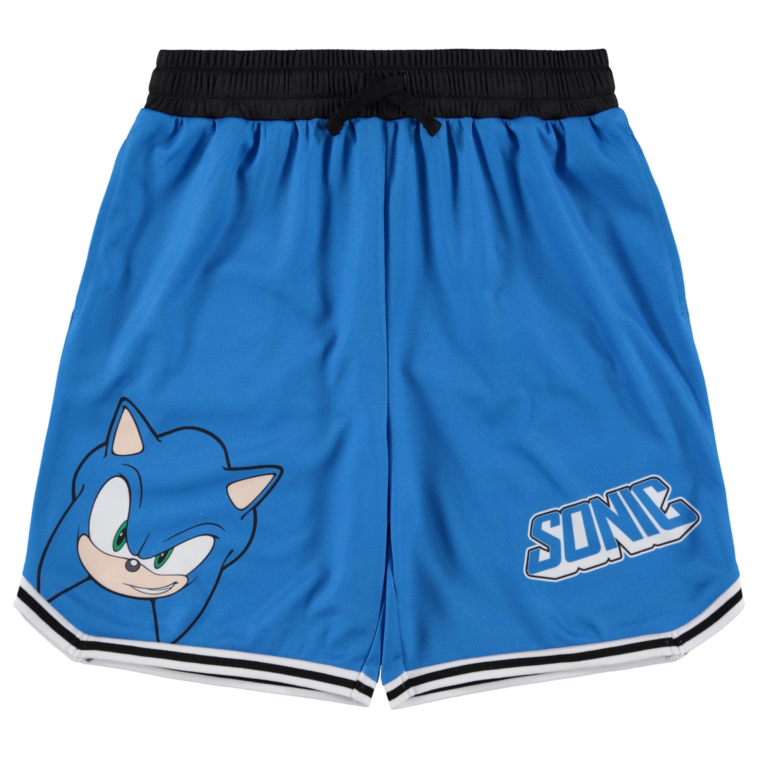 Boys Sonic The Hedgehog Basketball Jersey Shirt and Shorts Clothing Set- Little and Big Boys Sizes 4-20