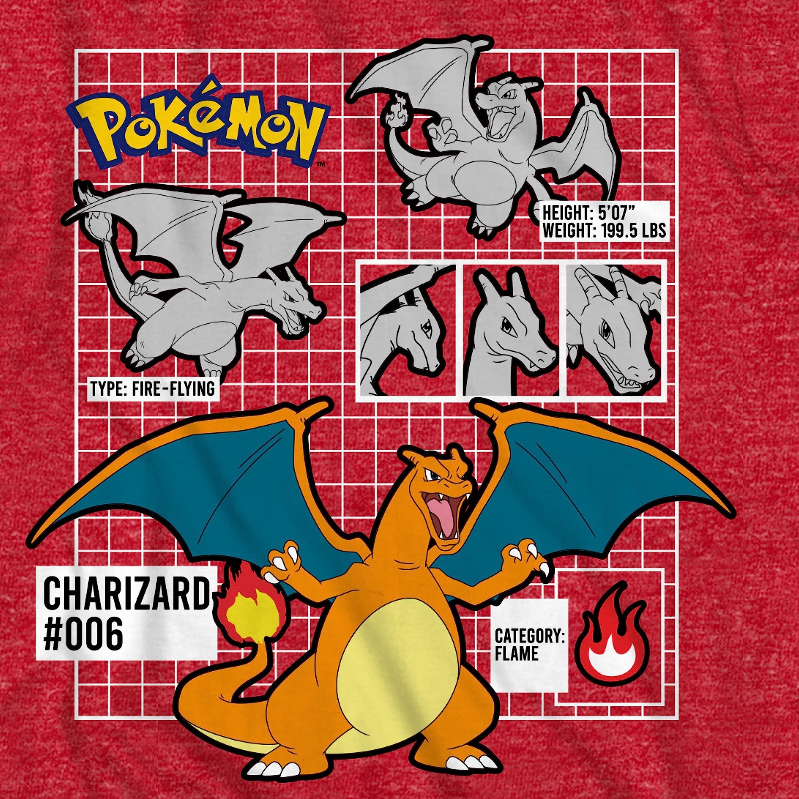 Pokemon Pikachu Big Boys Short Sleeve T-Shirt - Pikachu Lightning Energy Bounce