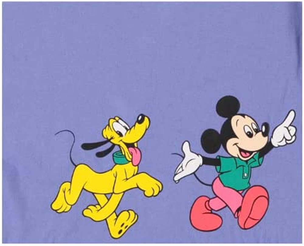 Minnie Mouse Girls' Jersey Dress -Minnie Mouse,Mickey Mouse, Daisy & Pluto Dress- Sizes XS-XL